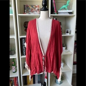 Hayden Los Angeles Wrap in Reddish Orange